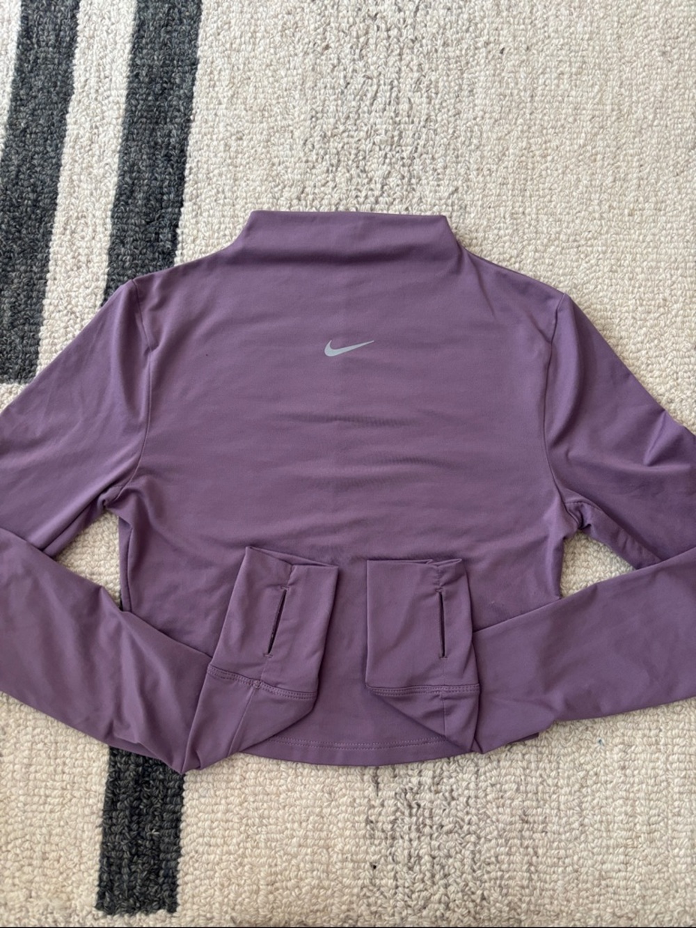 Nike Mauve/Purple Cropped Long Sleeve Jacket